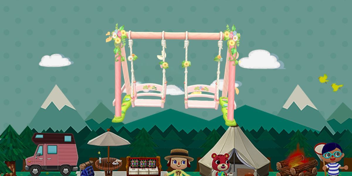 Animal Crossing Pocket Camp Hoppin Swingset