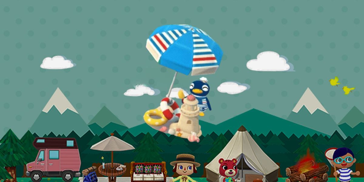 Animal Crossing Pocket Camp Summer Beach Parasol