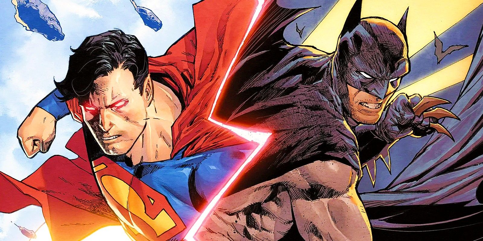 Featured Image: Superman (left) and Batman (right)