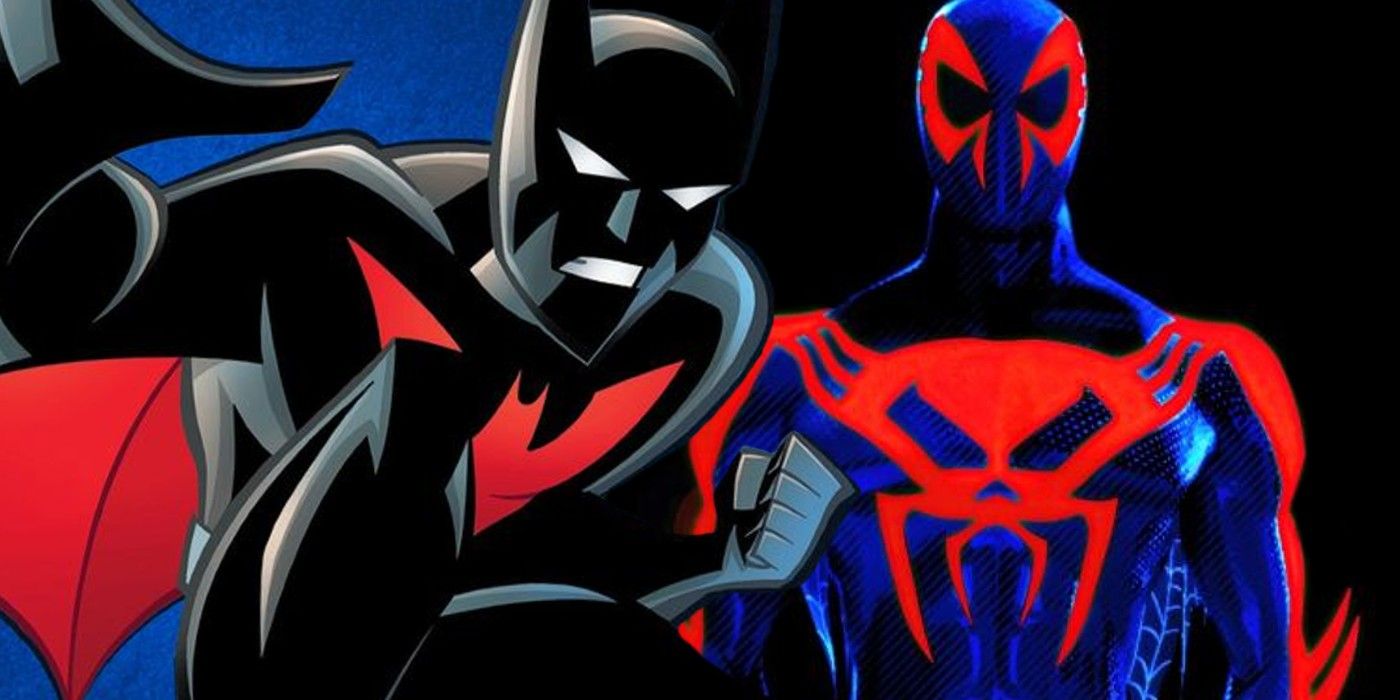 Marvel & DC’s Future Heroes Meet in Epic Spider-Man 2099 & Batman Beyond Art