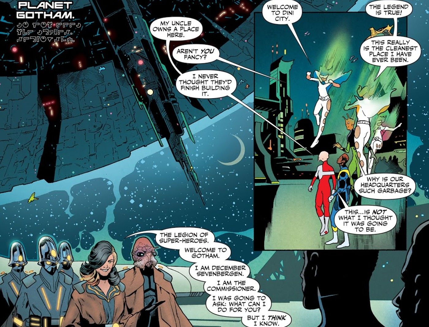 batman legião de super-heróis planeta gotham