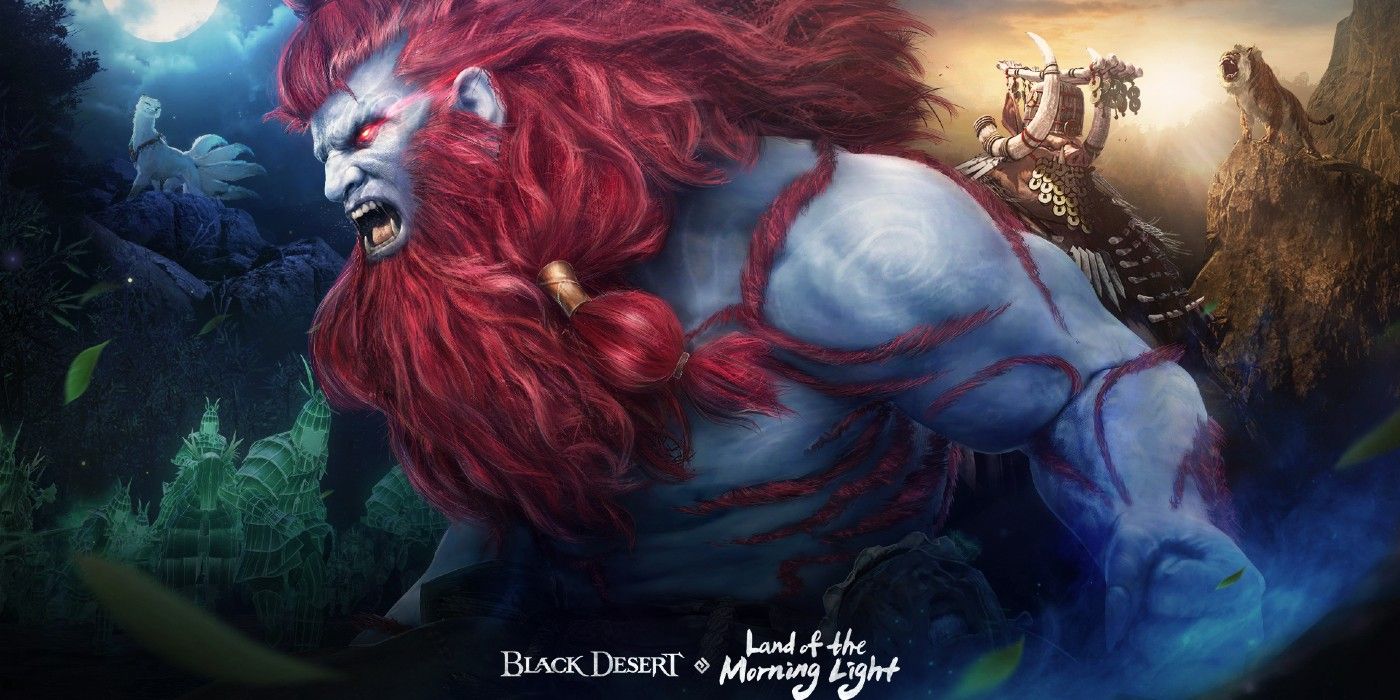 BDO LoML Key Art showing the title of the expansion underneath a red haired monster.