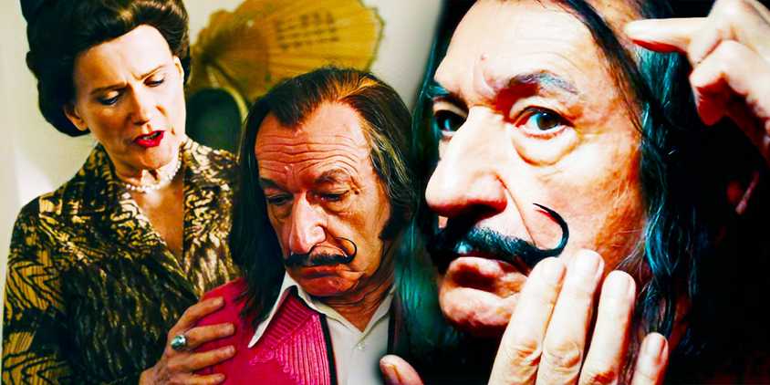 Ben Kingsley twice as Salvador Dali in Daliland, one of them with Barbara Sukowa as Gala