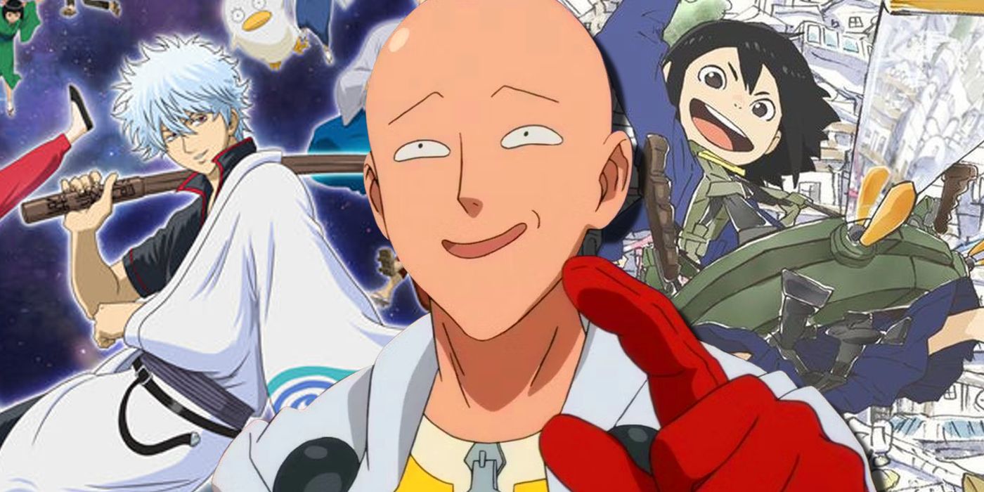 Best Anime Comedies One-Punch Man, Gintama, and Eizouken