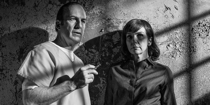 Jimmy and Kim sharing a cigarette during the Better Call Saul series finale