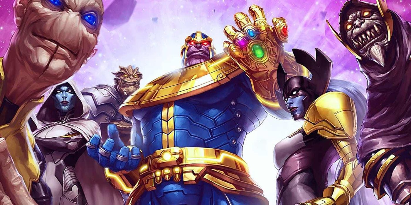 Thanos and his Black Order.