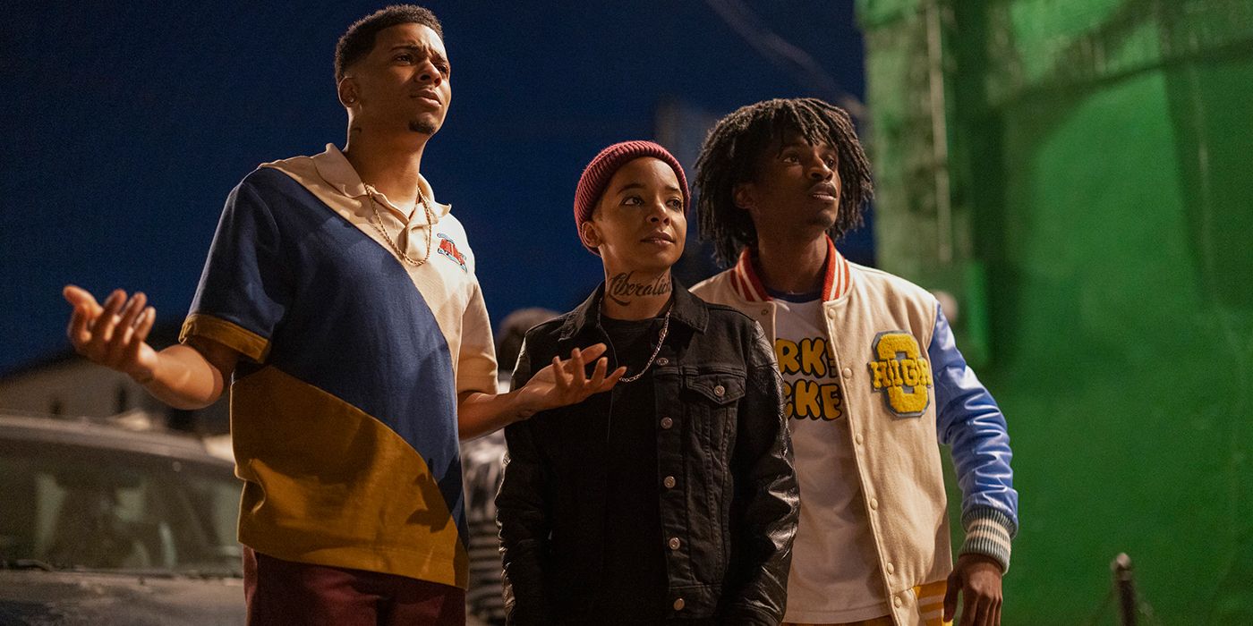 Brett Gray, Kara Young and Allius Barnes in I&rsquo;m a Virgo