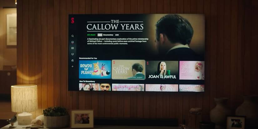 Callow Years in Black Mirror in Joan is Awful.