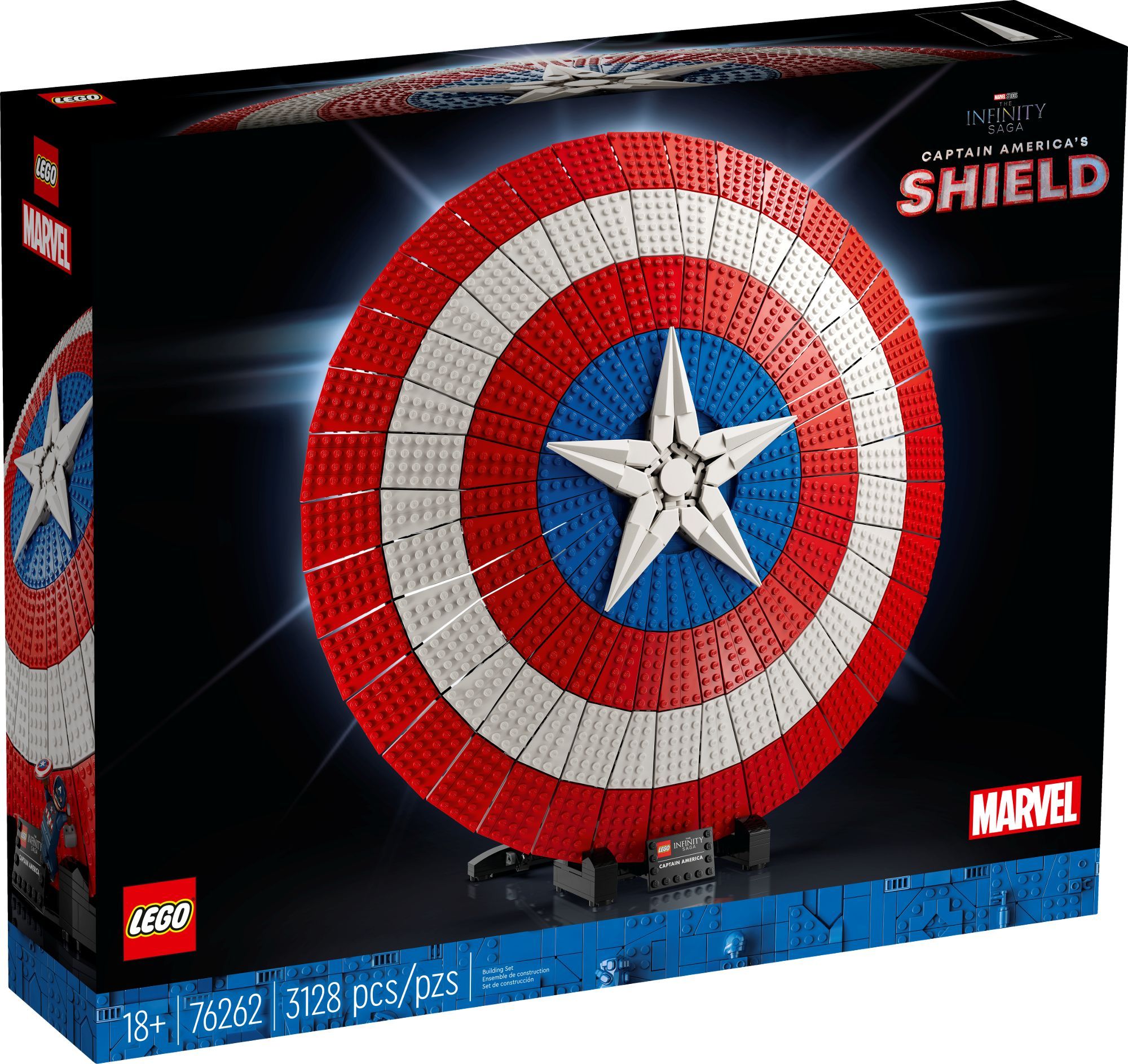 Unleash Your Inner Hero with LEGO's Massive Captain America Shield Set