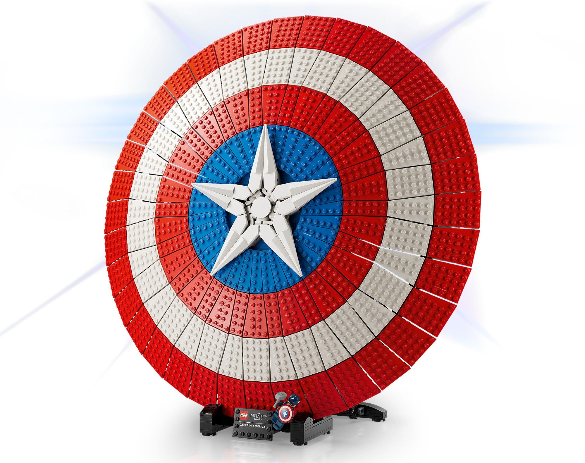 Unleash Your Inner Hero with LEGO's Massive Captain America Shield Set