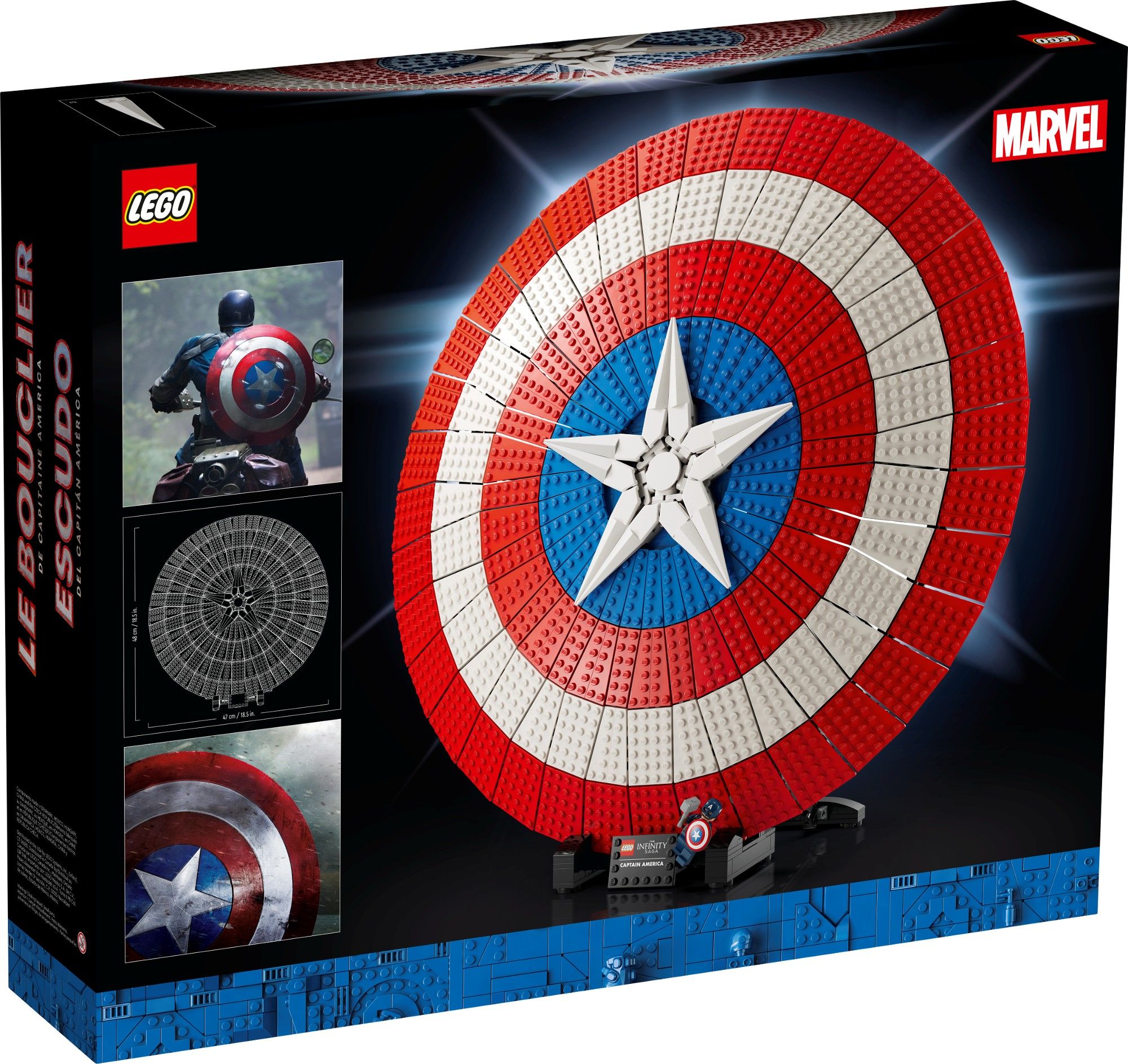 Unleash Your Inner Hero with LEGO's Massive Captain America Shield Set