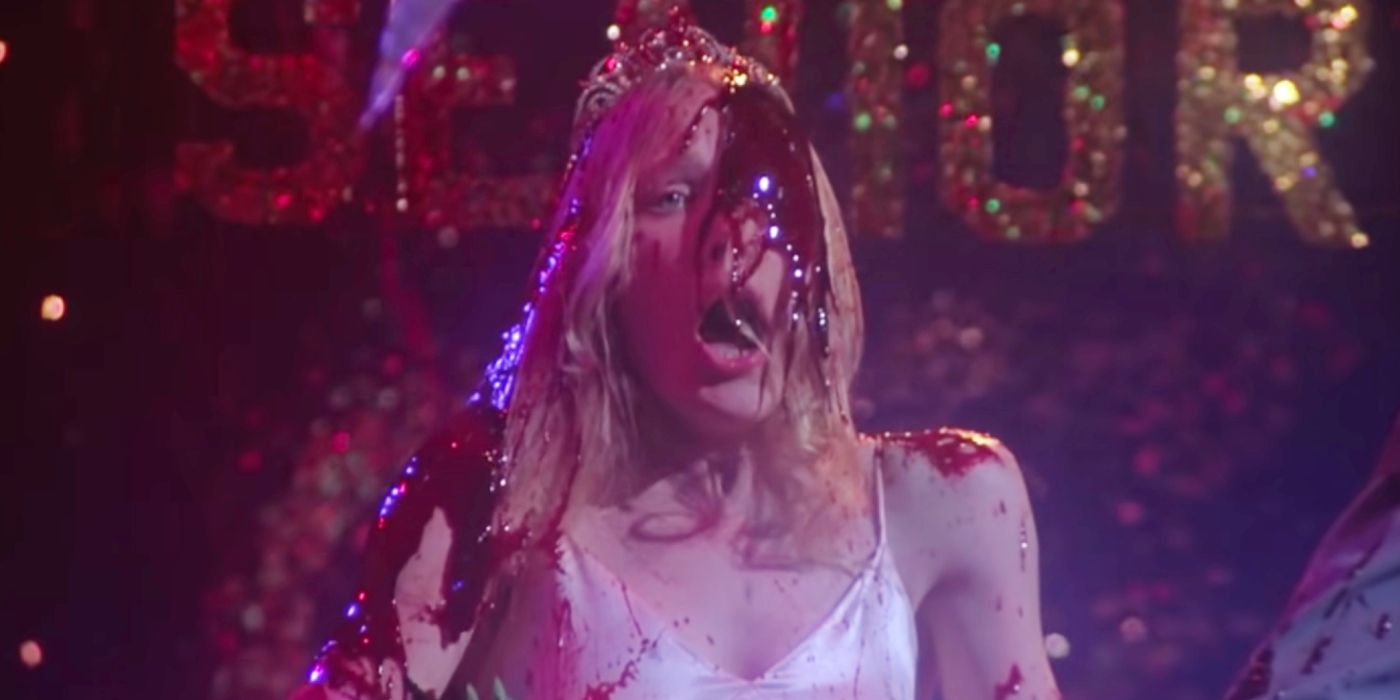 Carrie covered in blood in Carrie