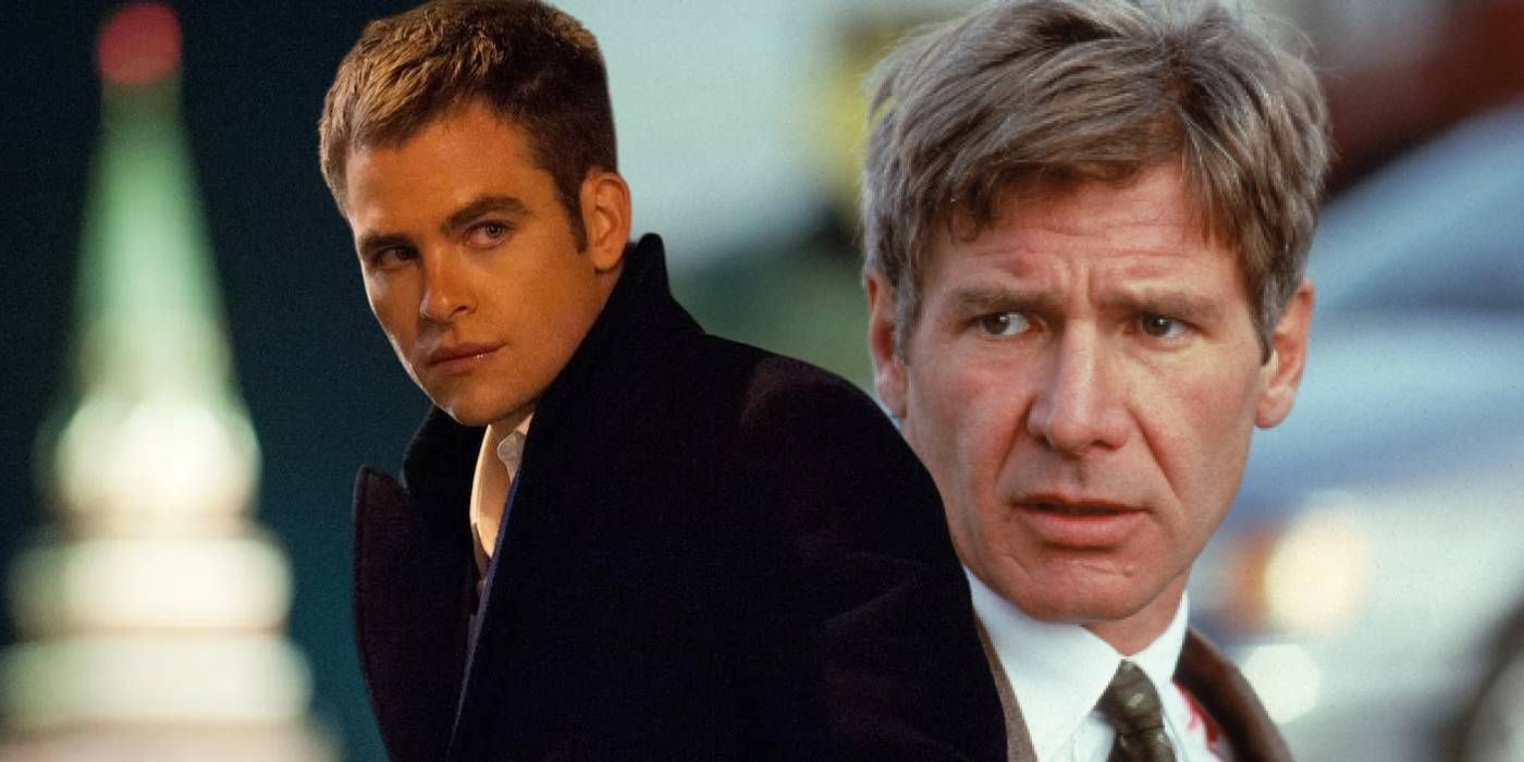 Chris Pine and Harrison Ford as Jack Ryan