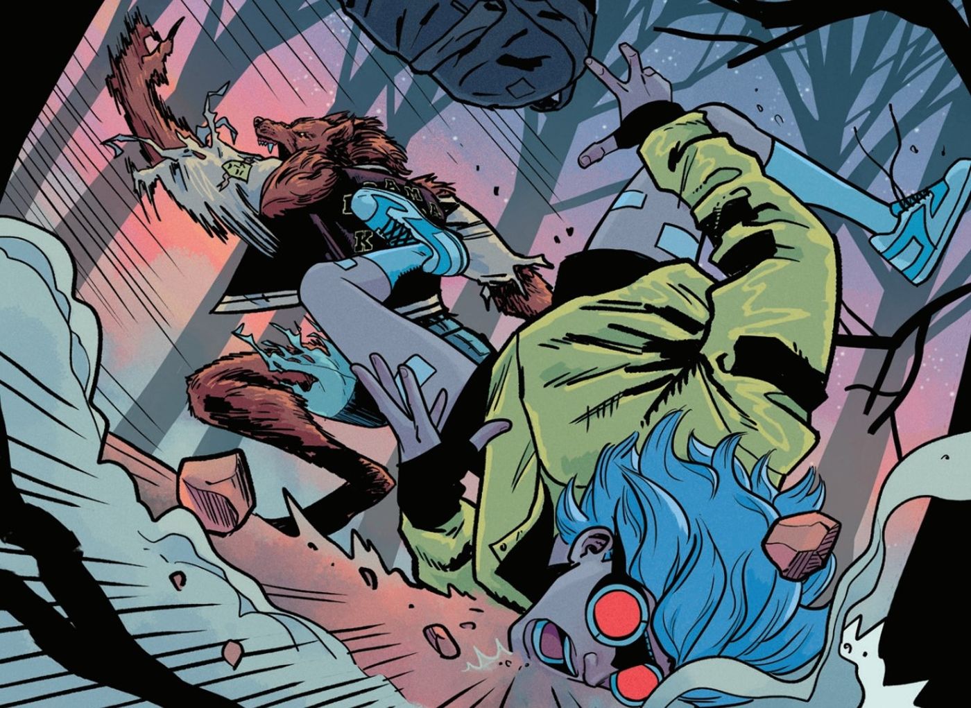 Christopher Chaos Attacked by Werewolf
