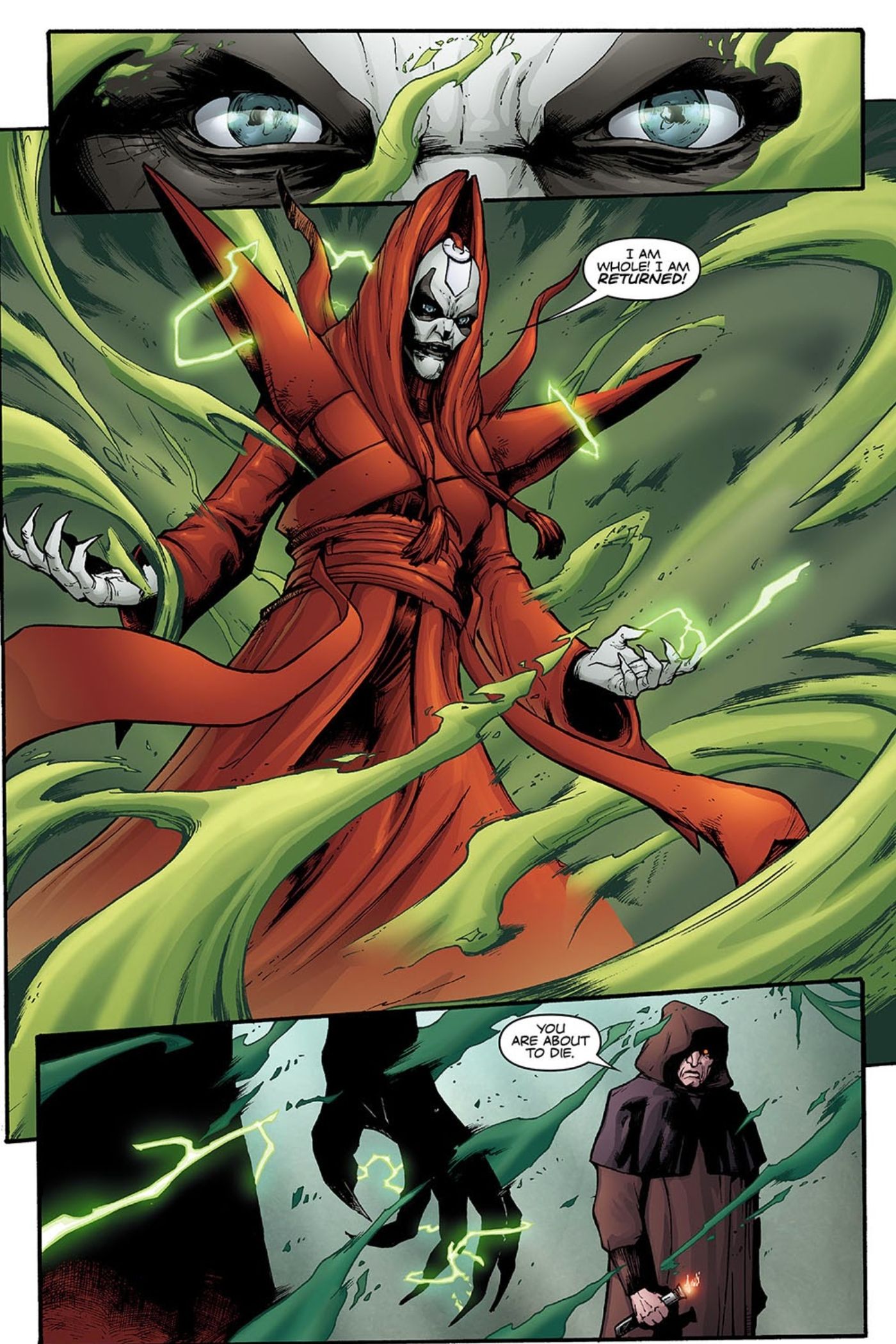 Darth Sidious vs Mother Talzin.