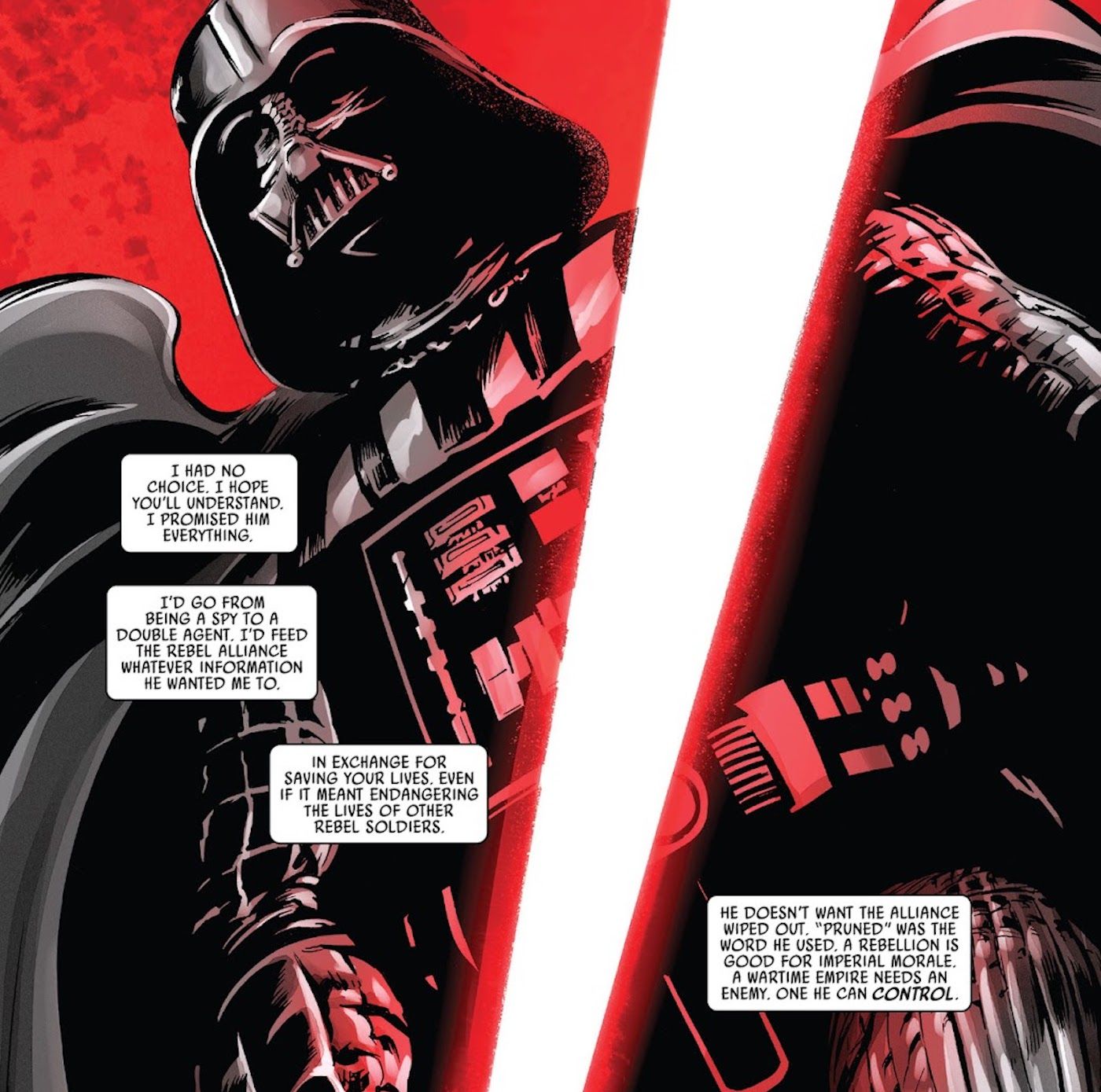 Darth Vader Black White Red 3