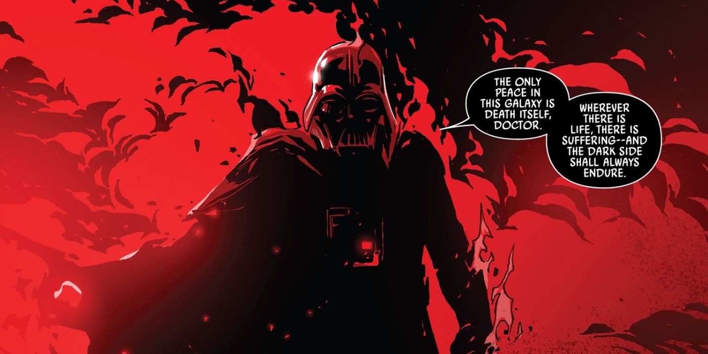 Darth Vader says that life is suffering in Star Wars – Darth Vader – Black, White &amp; Red 002