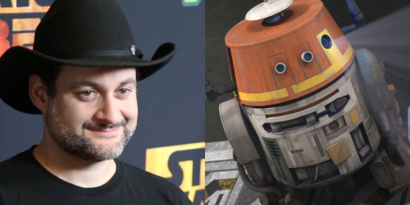 Dave Filoni e Chopper.