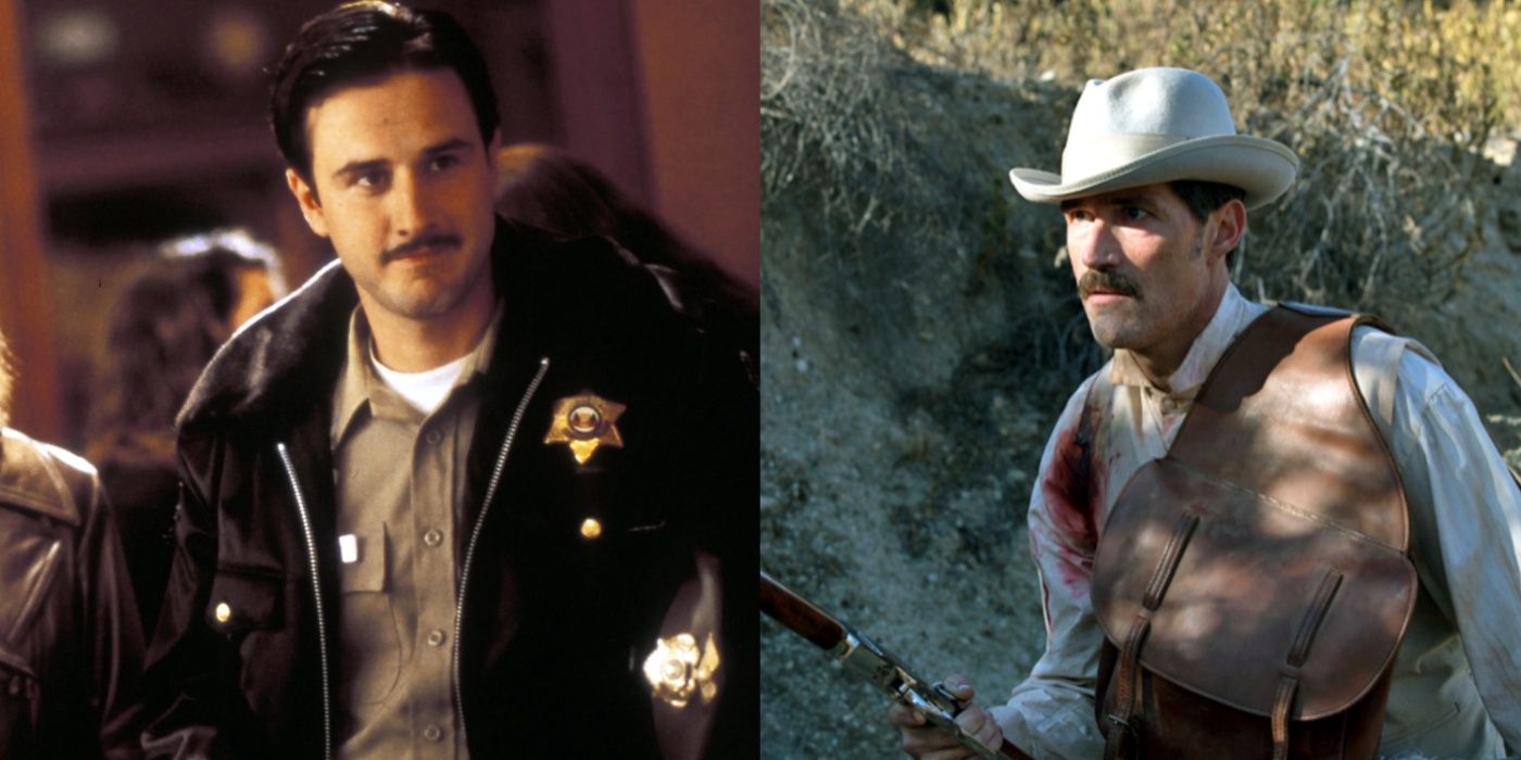 David Arquette as Dewey Riley and Purvis.