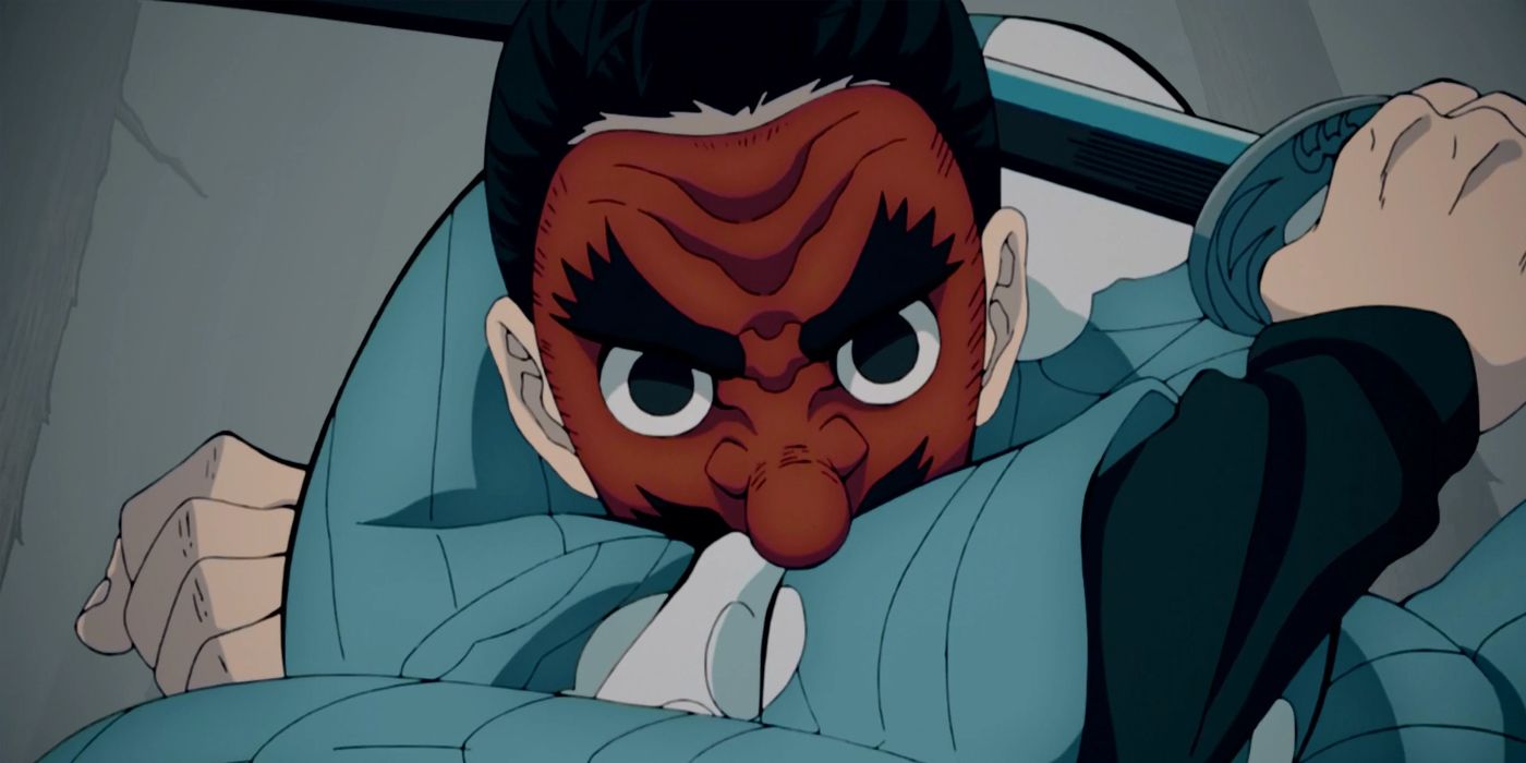 Sakonji Urokodaki dari Demon Slayer sebagai pemuda.