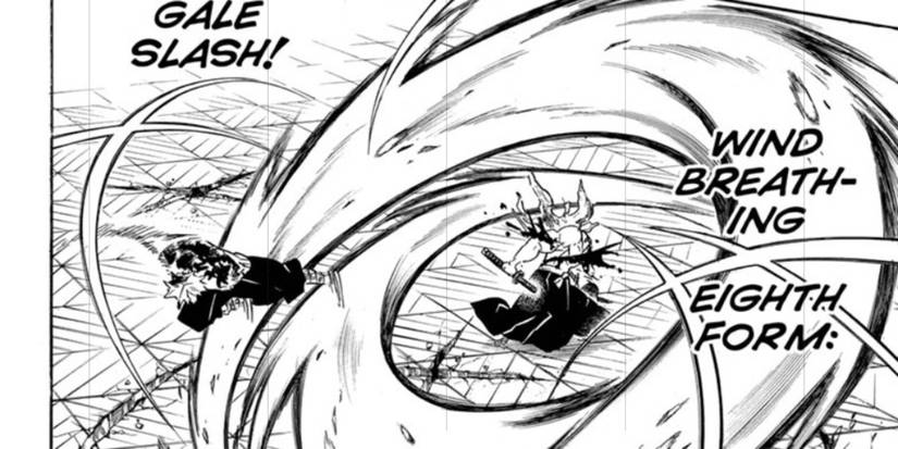 Wind Breathing as used by Sanemi in Demon Slayer