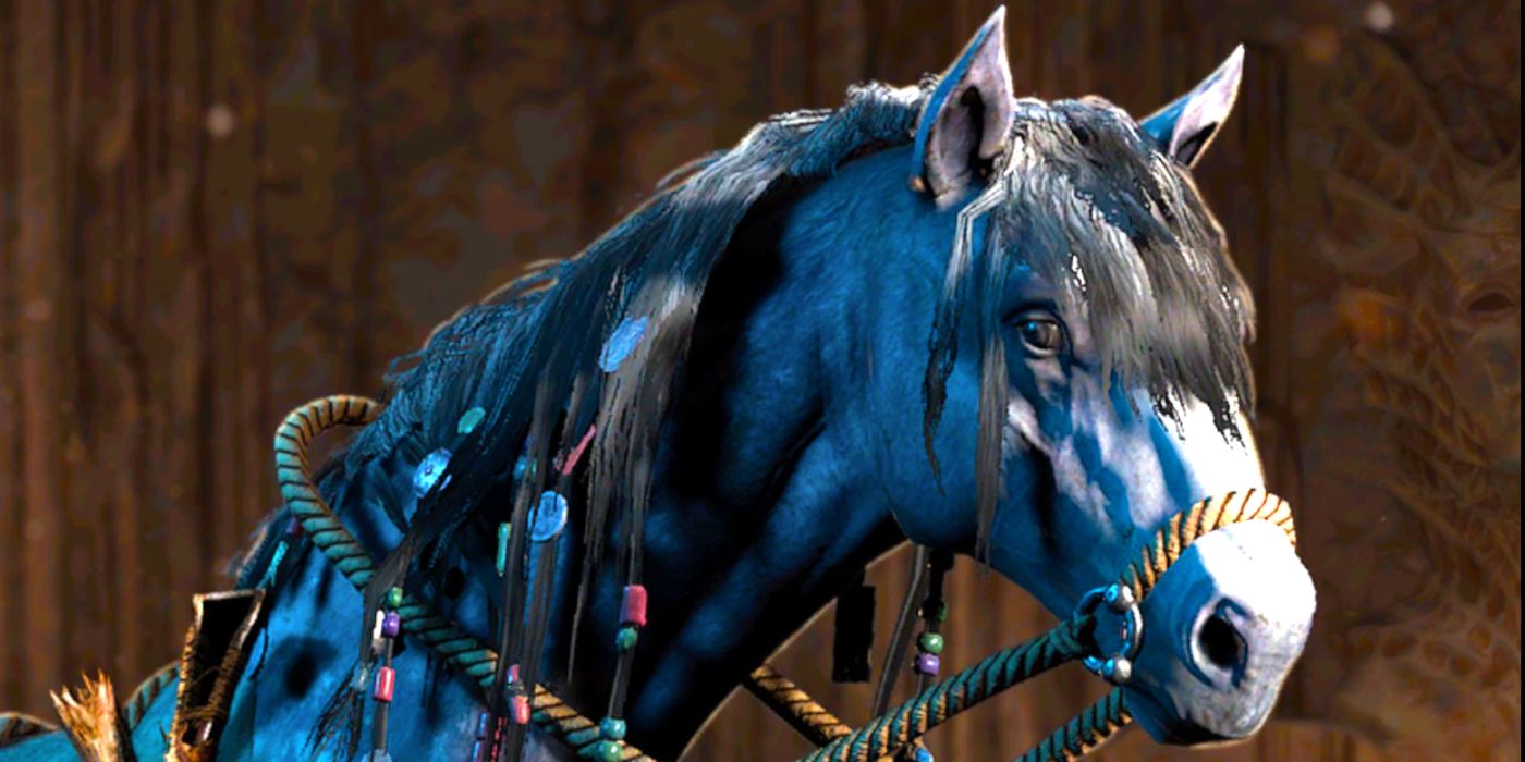 Tunggangan kuda biru di Diablo 4