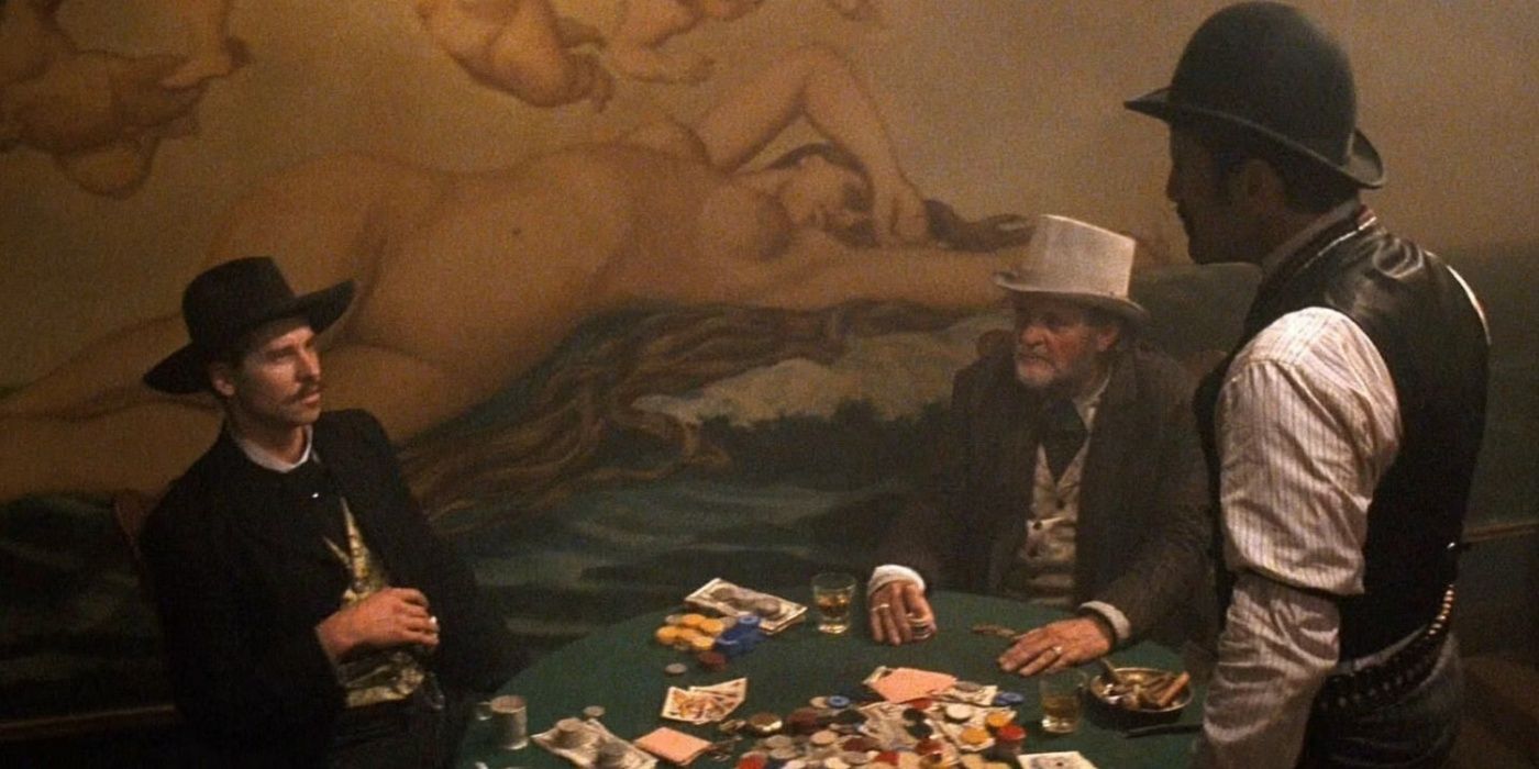 Doc Holliday playing poker in Tombstone