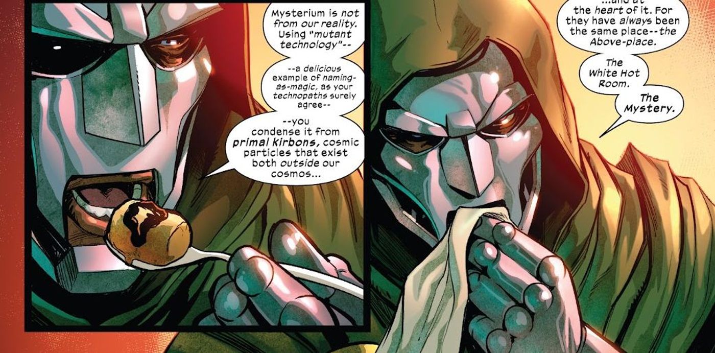 Doutor Destino explica sobre Mysterium