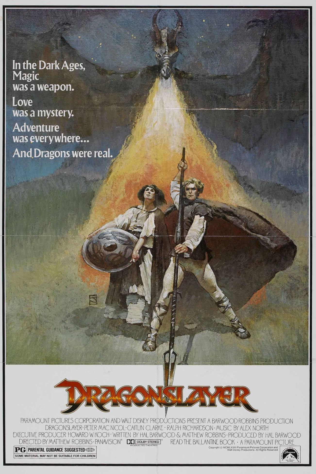 Dragonslayer 1981 Movie Poster