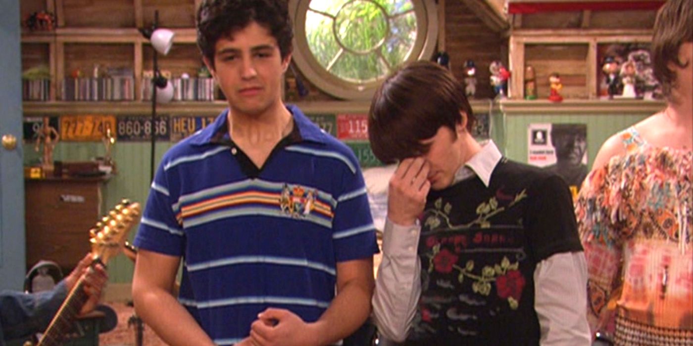 Drake frustrated standing with a worried Josh