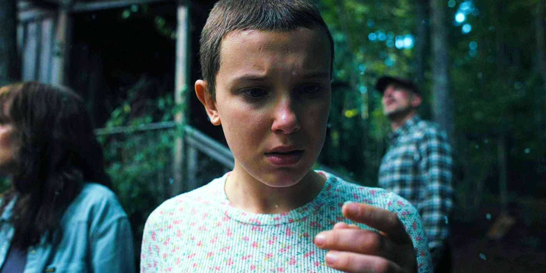Eleven looking confused in Stranger Things season 5