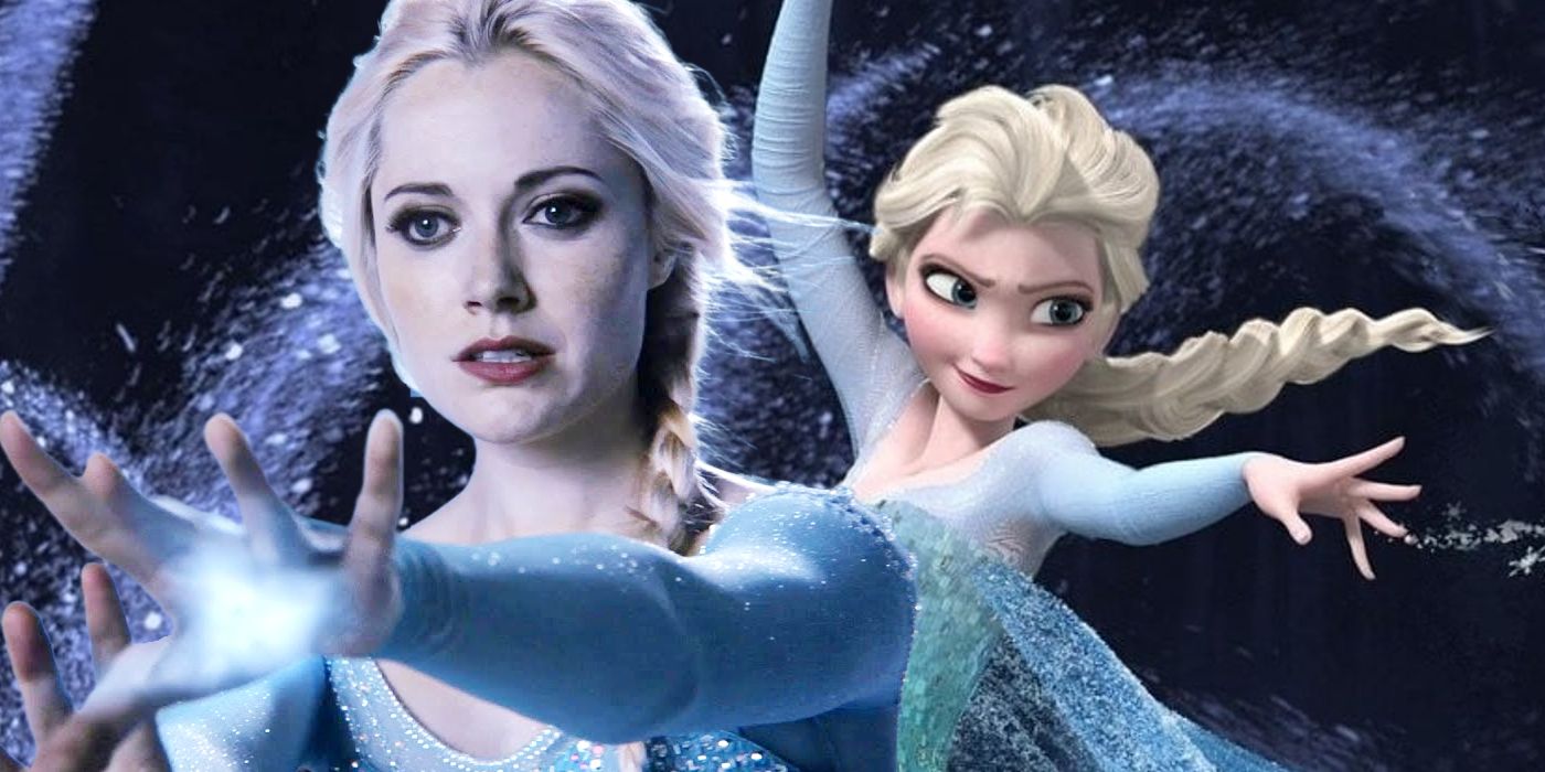 Elsa from Frozen with Elsa from Once Upon a Time
