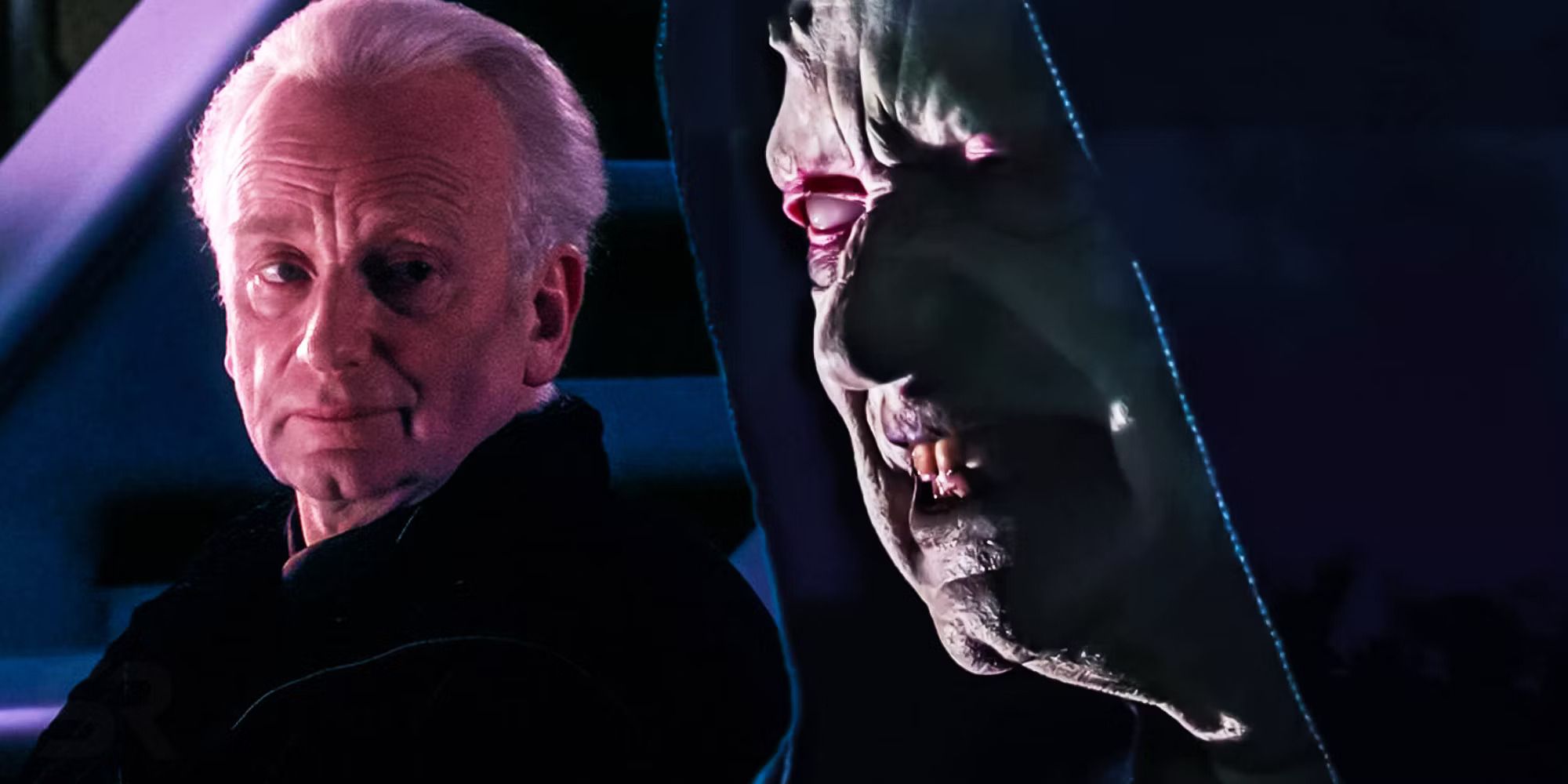 Chancellor Palpatine in Star Wars: Episode III - Revenge of the Sith and Emperor Palpatine in Star Wars: The Rise of Skywalker.