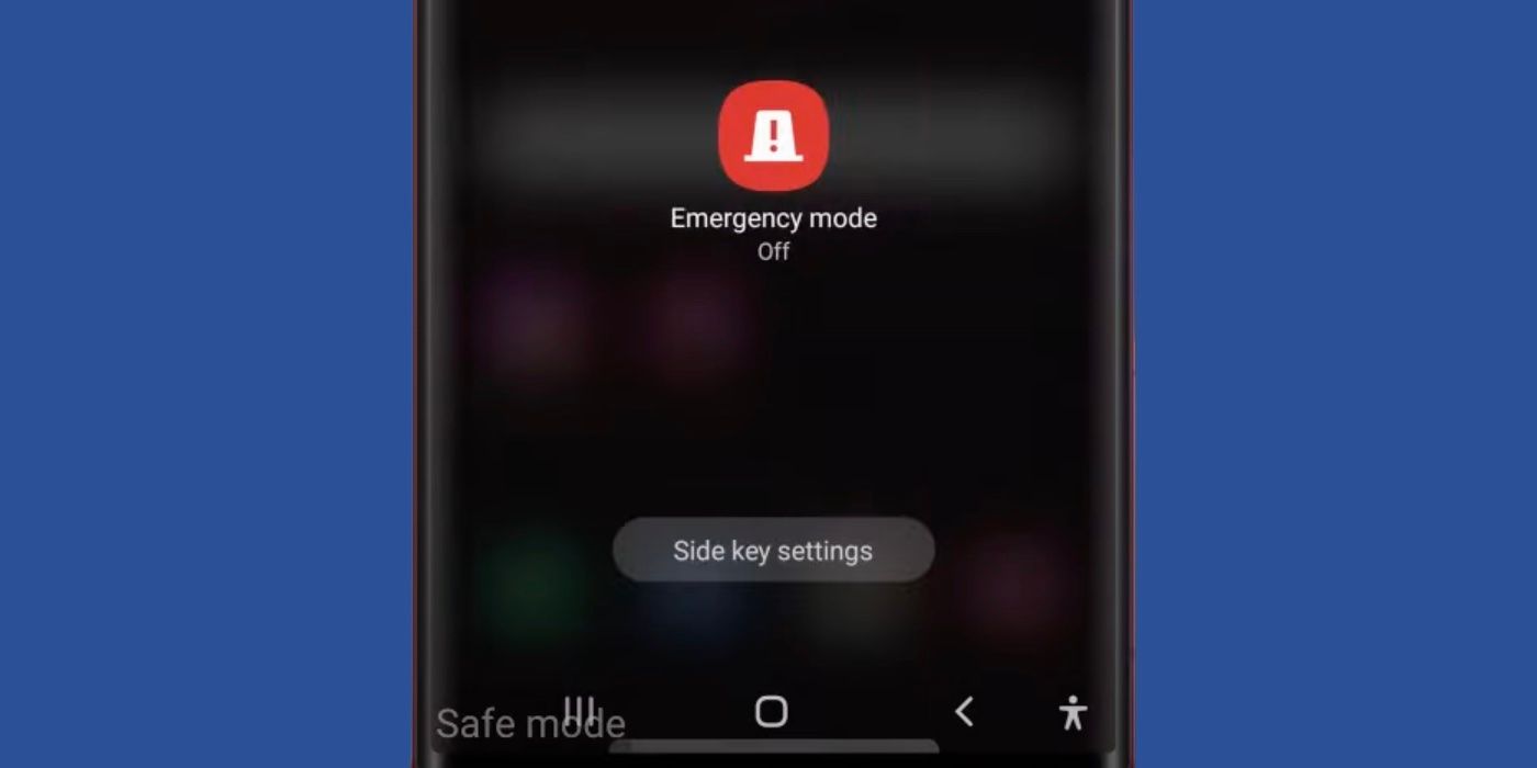 Exit Safe mode on a Samsung device