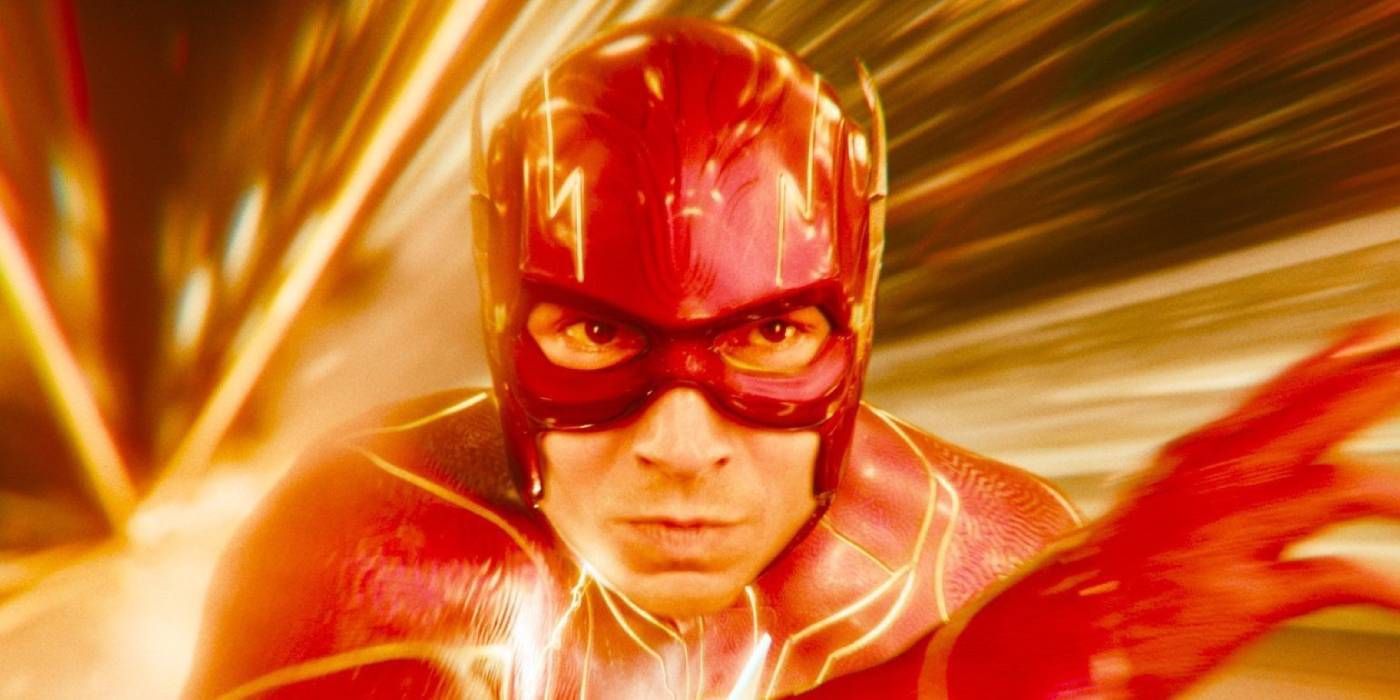 Ezra Miller in The Flash movie scene image