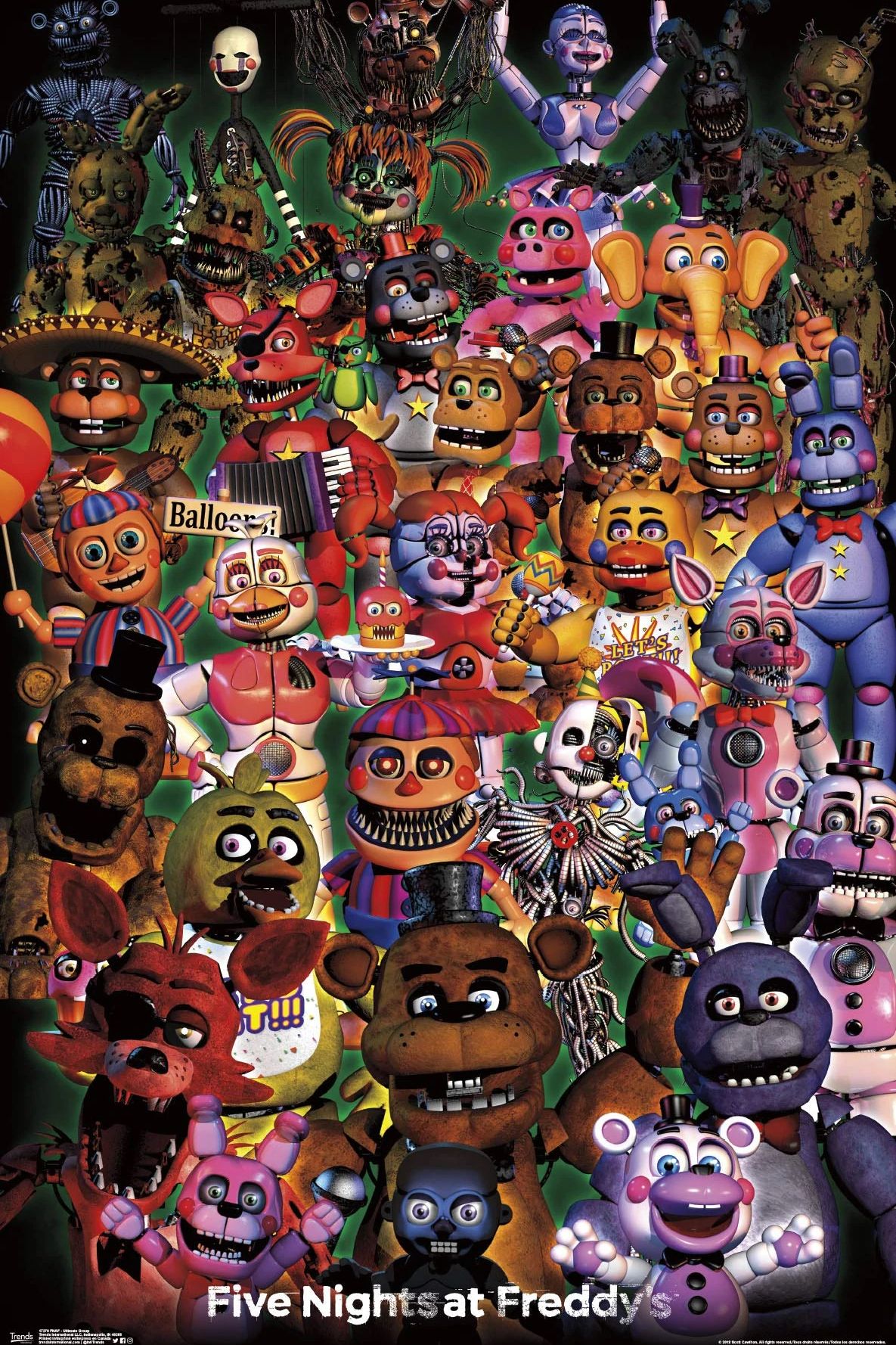 Five Nights at Freddys Franchise Poster