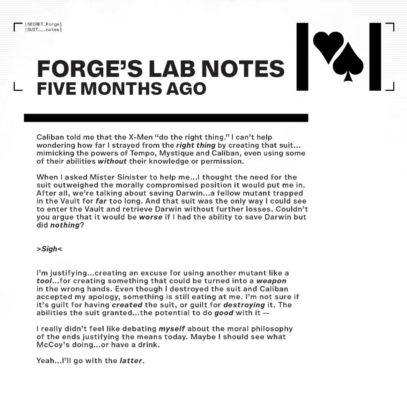 Forjar notas de laboratório