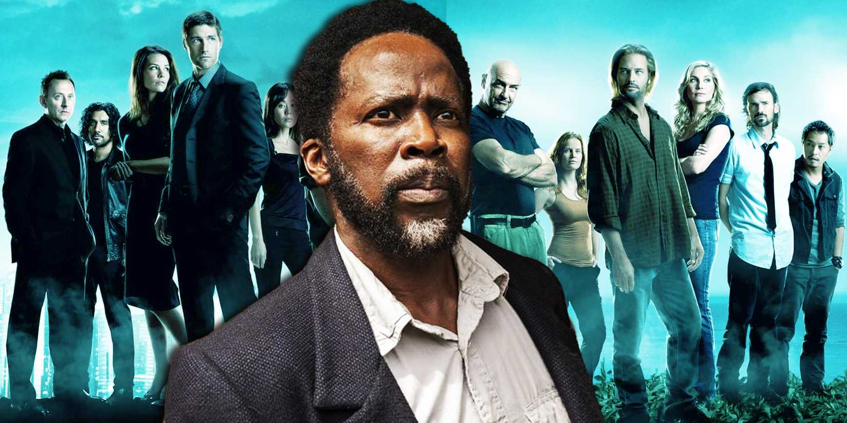 Harold Perrineau as Boyd in From alongside the cast of Lost