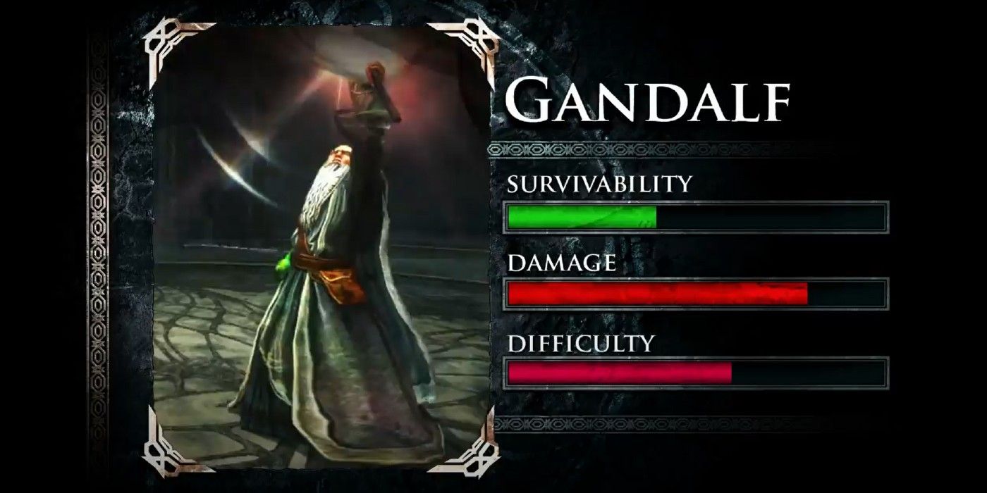 Layar stat Gandalf Guardians of Middle Earth