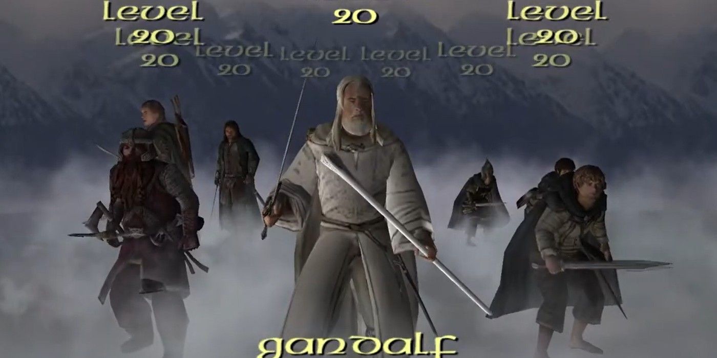 Layar pemilihan karakter Gandalf Return of the King