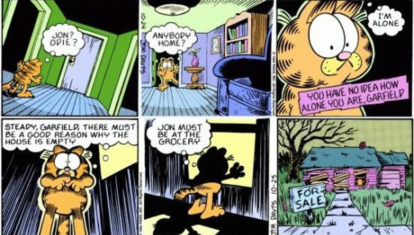 garfield dark comic