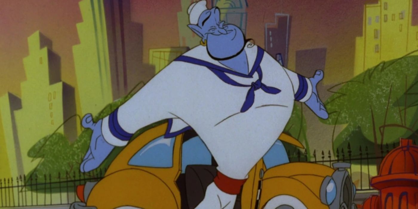 Genie in a sailor's outfit in The Return of Jafar