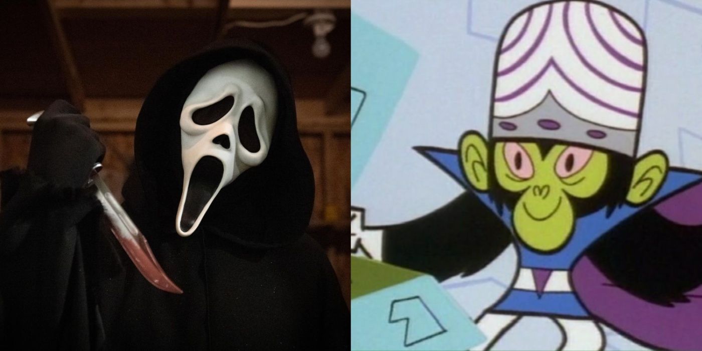 Ghostface and Mojo Jojo both voiced by Roger Jackson.