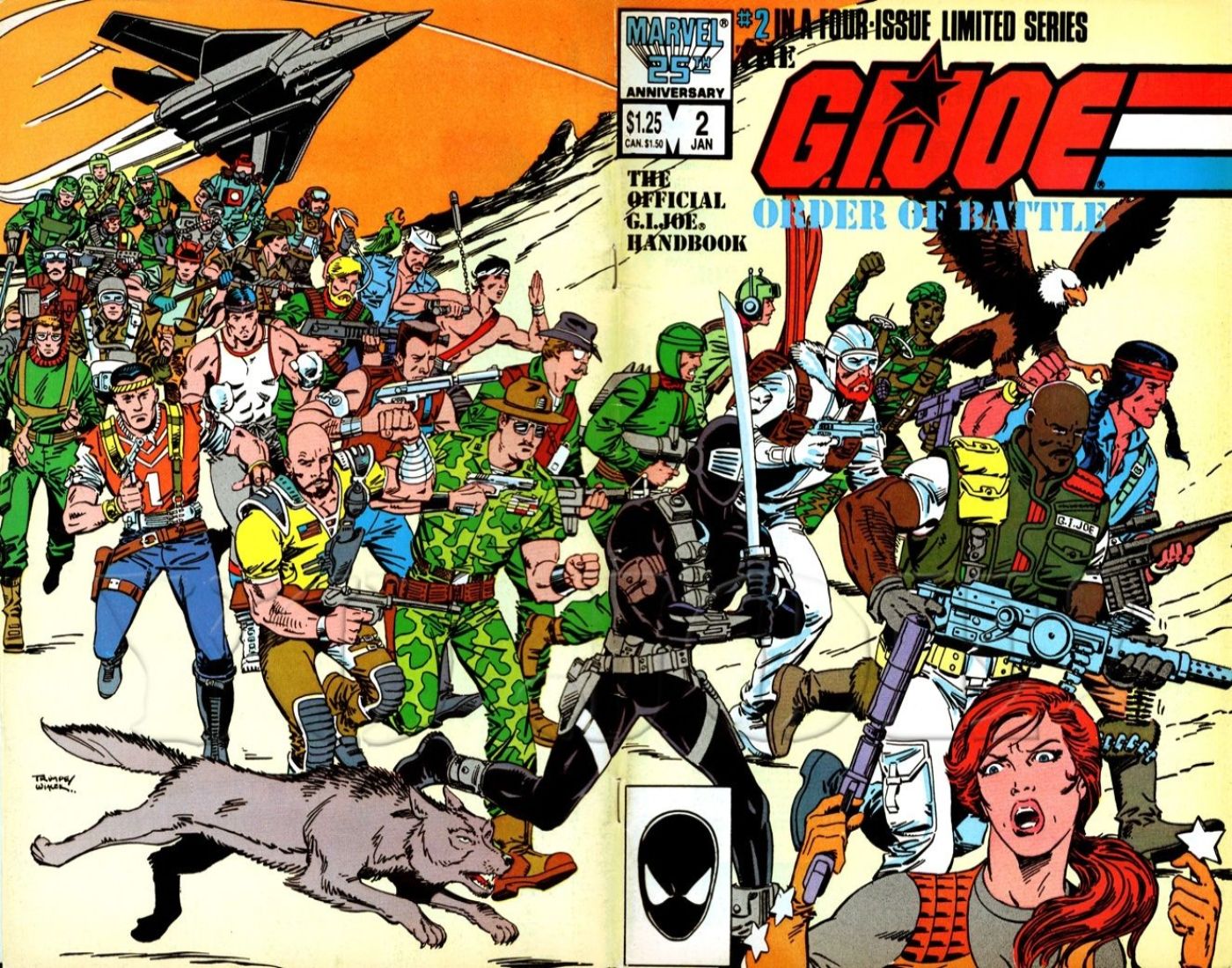 Rocky fighting alongside the other G.I. Joes.