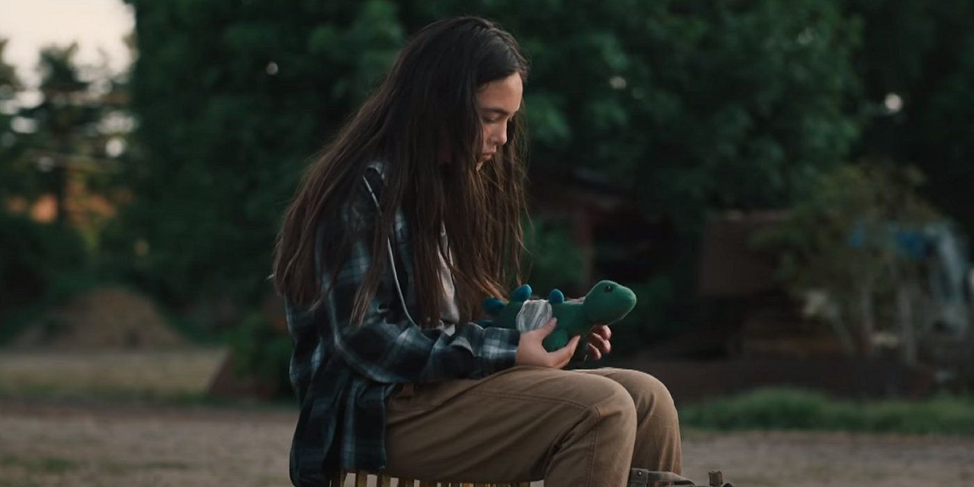 Ginny dinosaur toy in Walking Dead Dead City