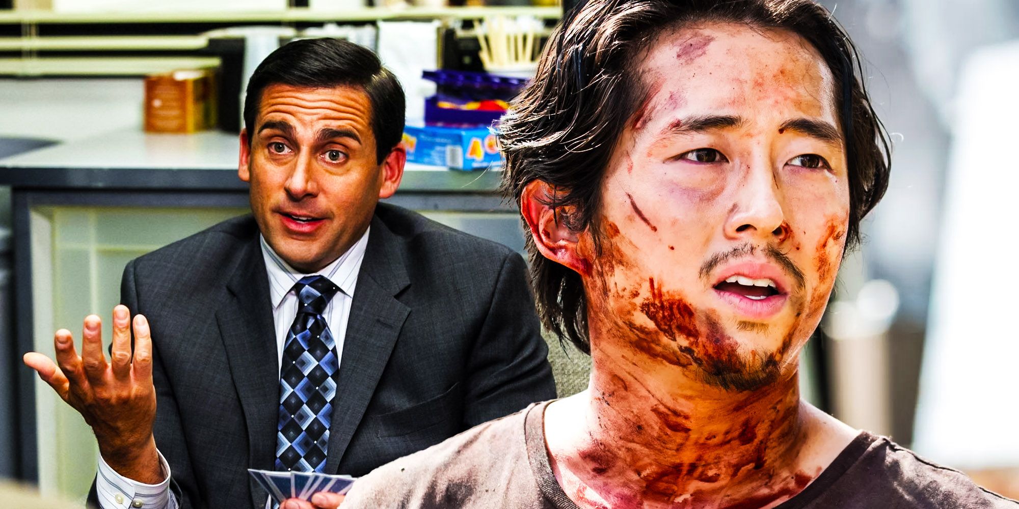 Glenn the walking dead The office Michael scott