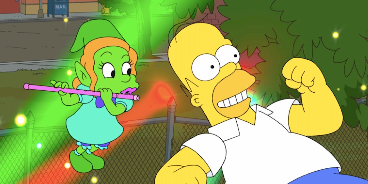 Goobie Woo and Homer in The Simpsons