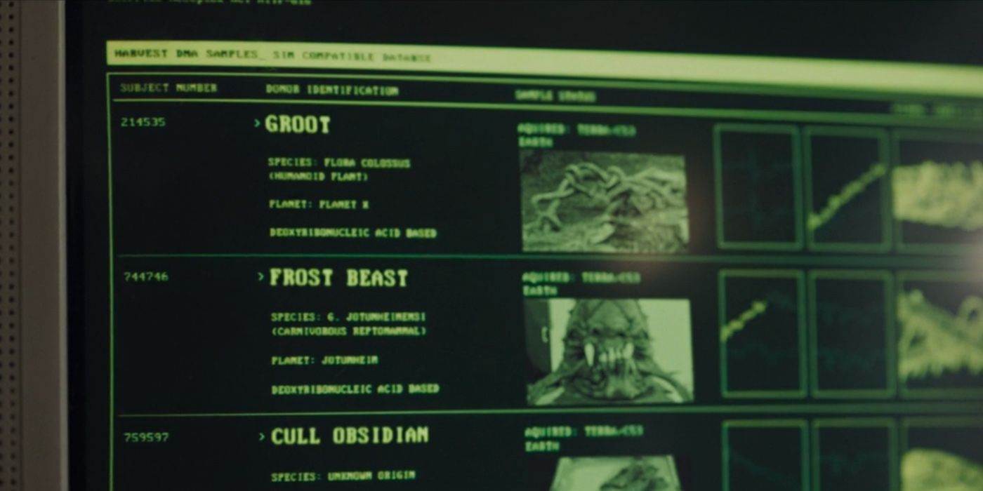 عينات الحمض النووي لـ Groot و Frost Beast و Cull Obsidian في الغزو السري