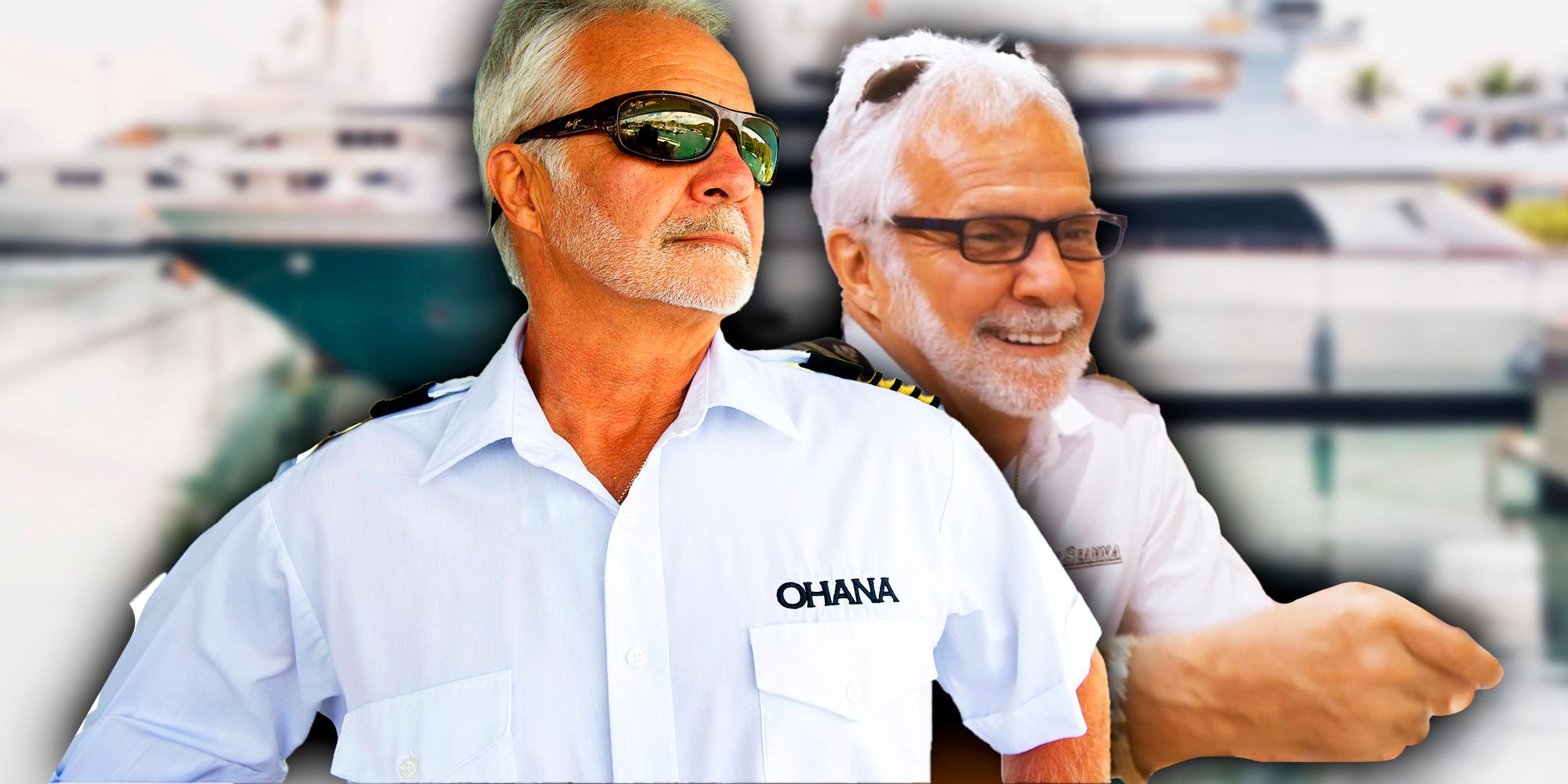 Below Deck's Captain Lee Rosbach montage of two different images