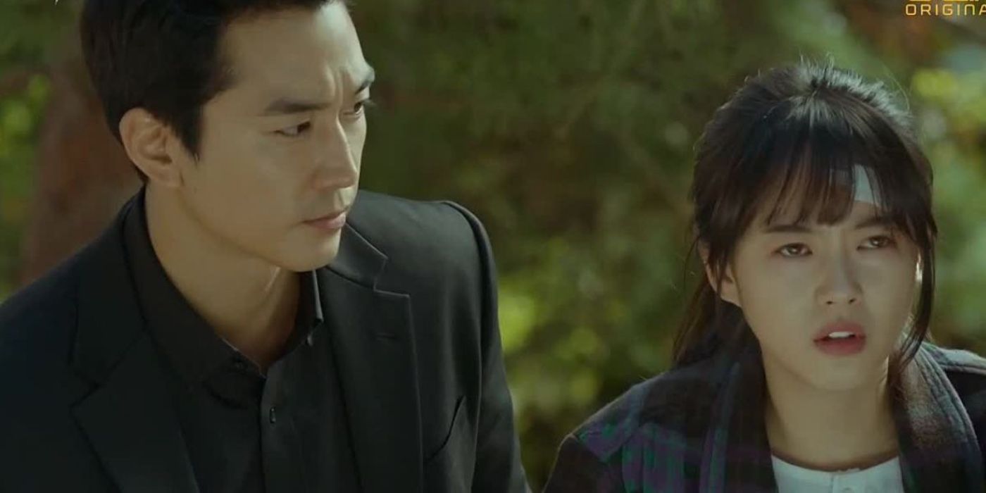 Han Moo-gang and Kang Ha-ram in Black